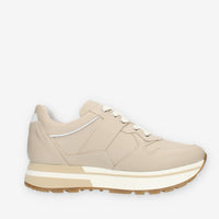 Nero Giardini Sneakers da donna beige con fondo bicolore
