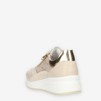 Nero Giardini Sneakers beige logate da donna