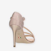 Nero Giardini Sandali da donna con tacco glitterati rosa