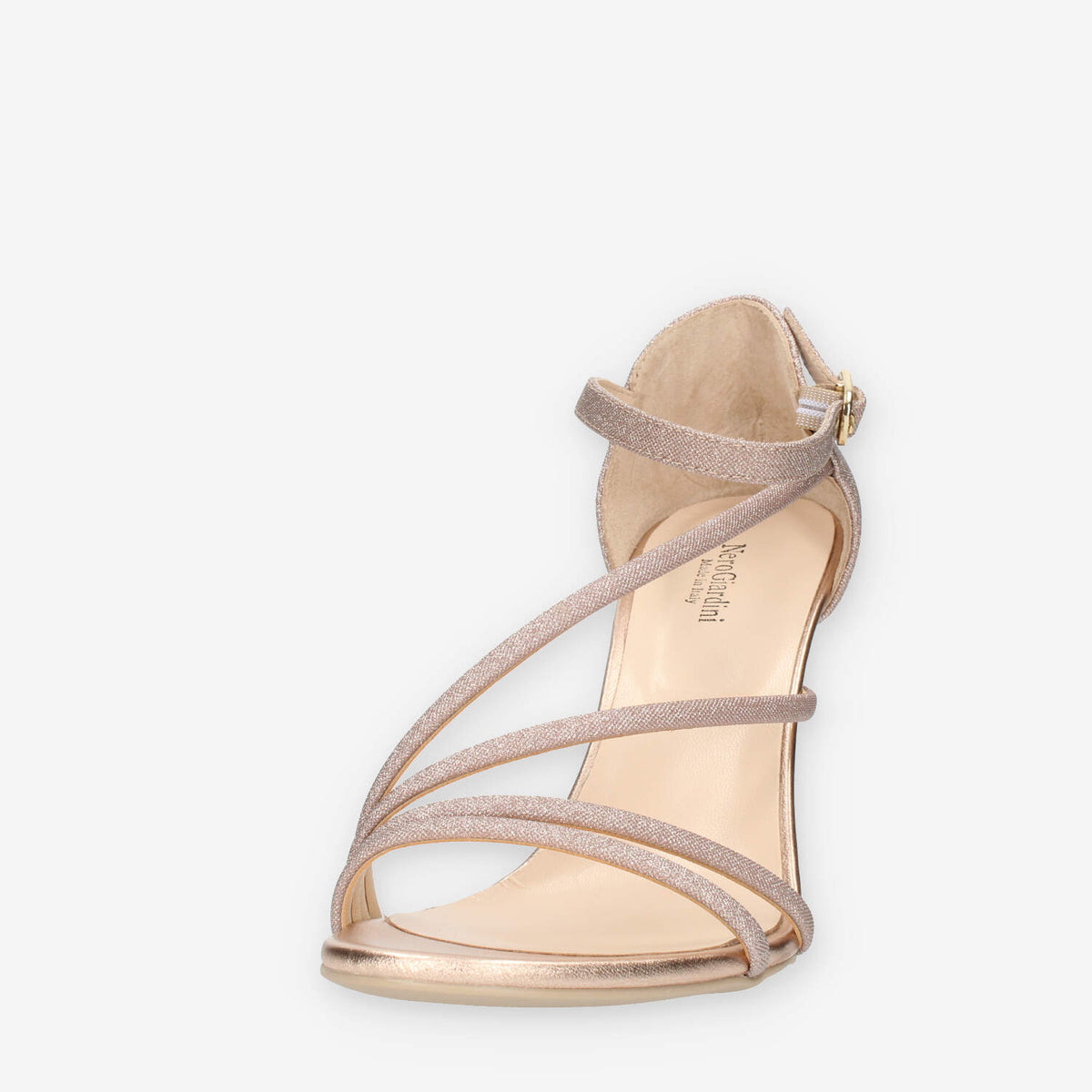 Nero Giardini Sandali da donna con tacco glitterati rosa