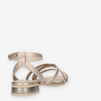 Nero Giardini Sandali bassi platino da donna