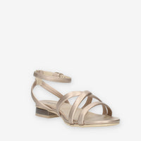 Nero Giardini Sandali bassi platino da donna