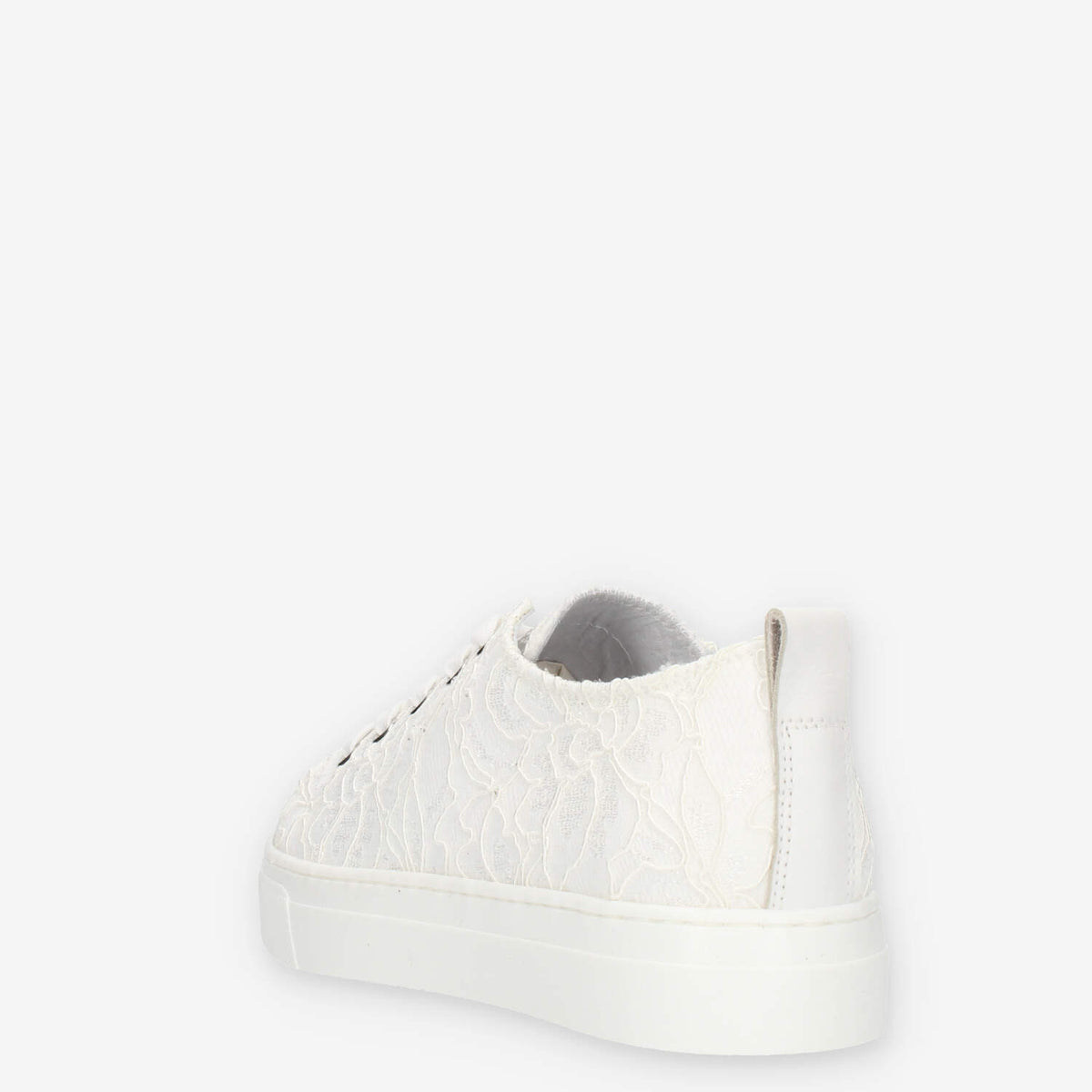 Nero giardini Sneakers basse bianche in pizzo