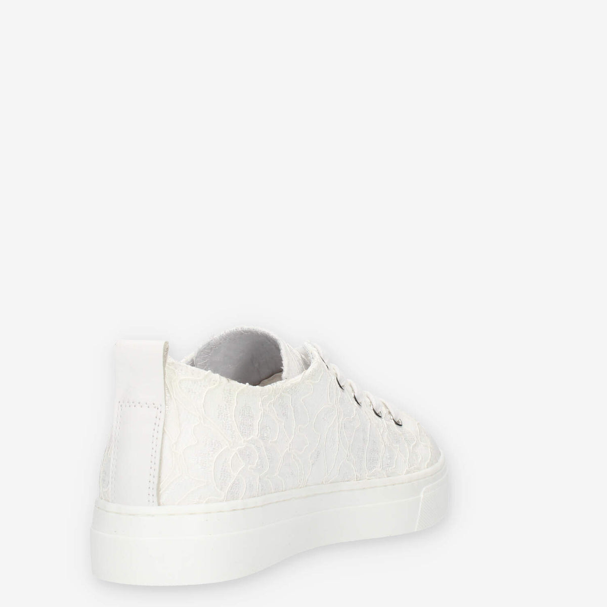 Nero giardini Sneakers basse bianche in pizzo