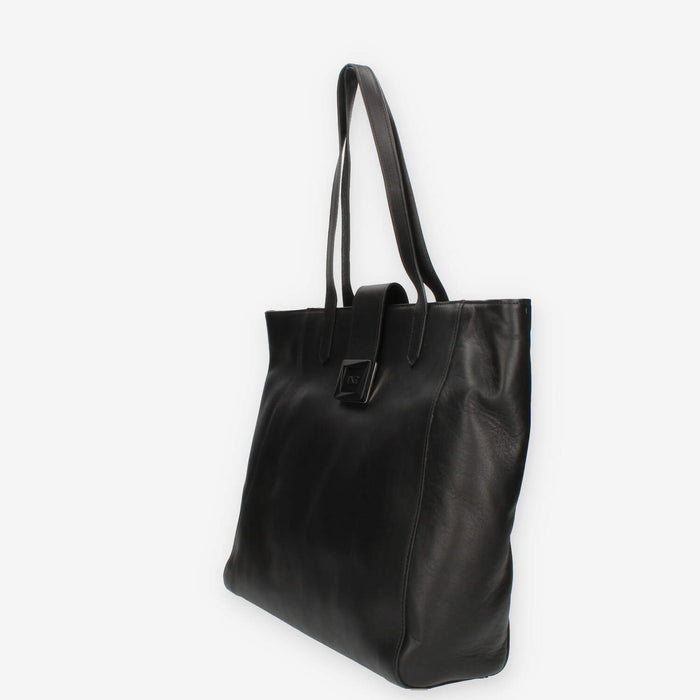 Nero Giardini Borsa modello shopping in pelle nera