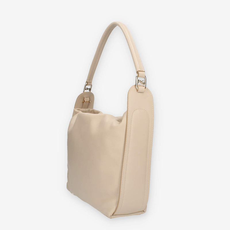 Nero Giardini Borsa a spalla in pelle beige