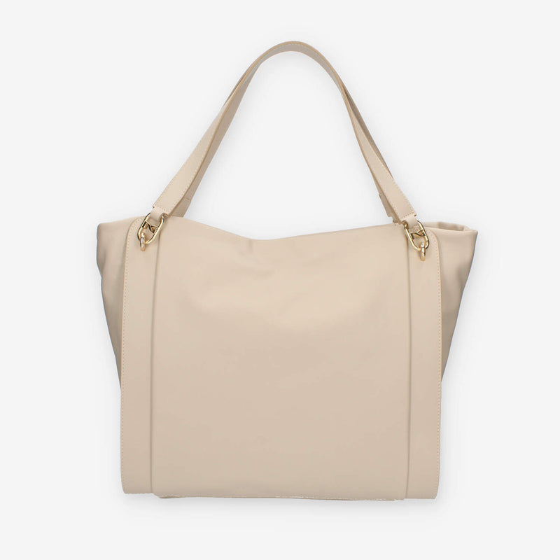 Nero Giardini Borsa modello shopping in pelle beige