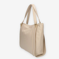 Nero Giardini Borsa modello shopping in pelle beige