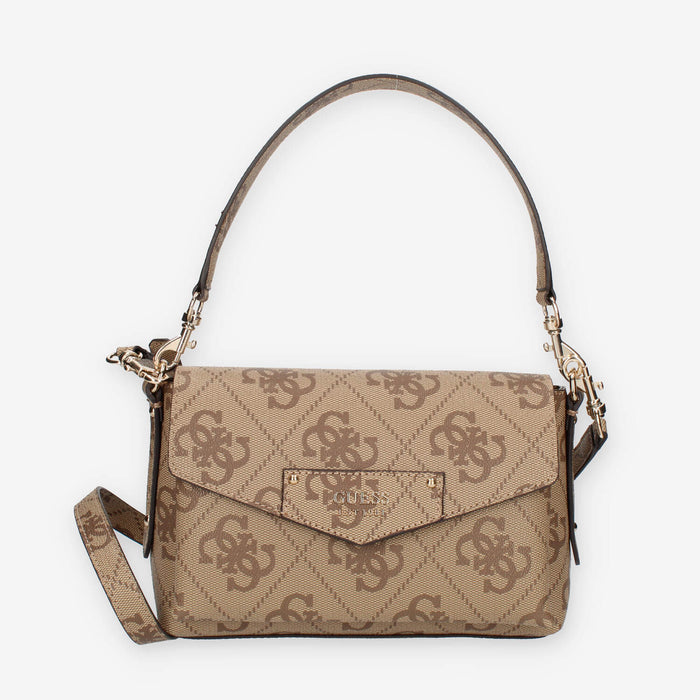 Guess Eco Brenton Borsetta a tracolla beige logata