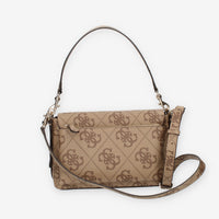 Guess Eco Brenton Borsetta a tracolla beige logata