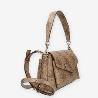 Guess Eco Brenton Borsetta a tracolla beige logata