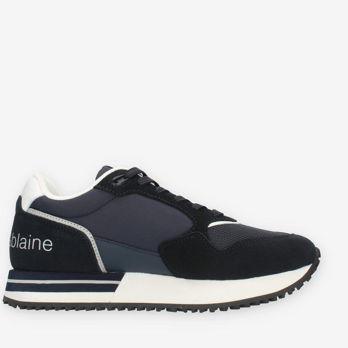 Harmont & Blaine Sneakers blu da uomo in pelle e tessuto
