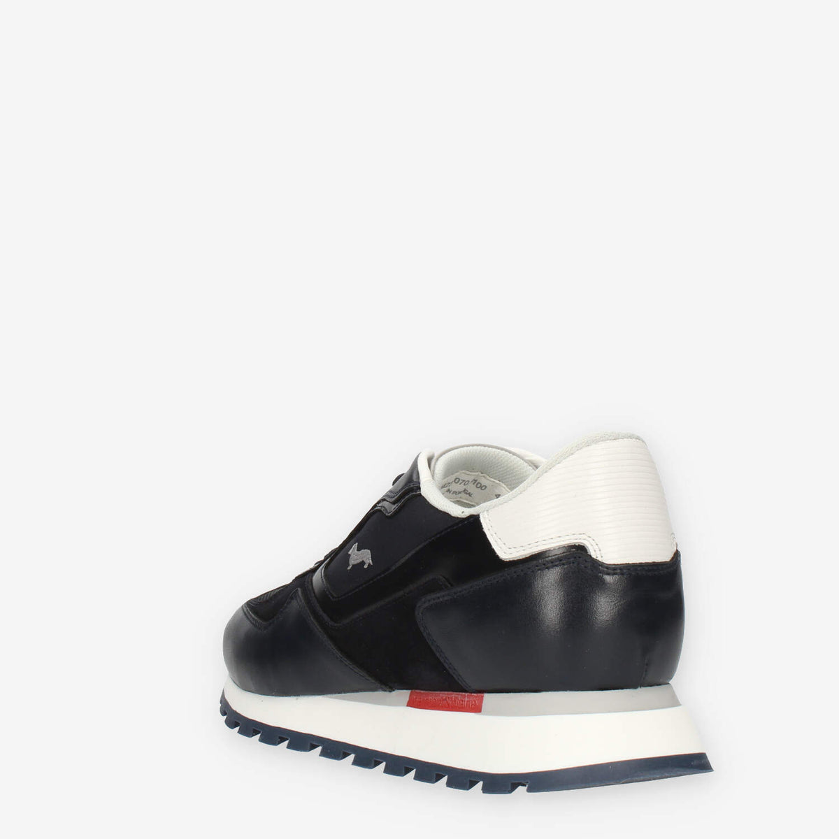 Harmont & Blaine Sneakers da uomo blu in pelle e tessuto
