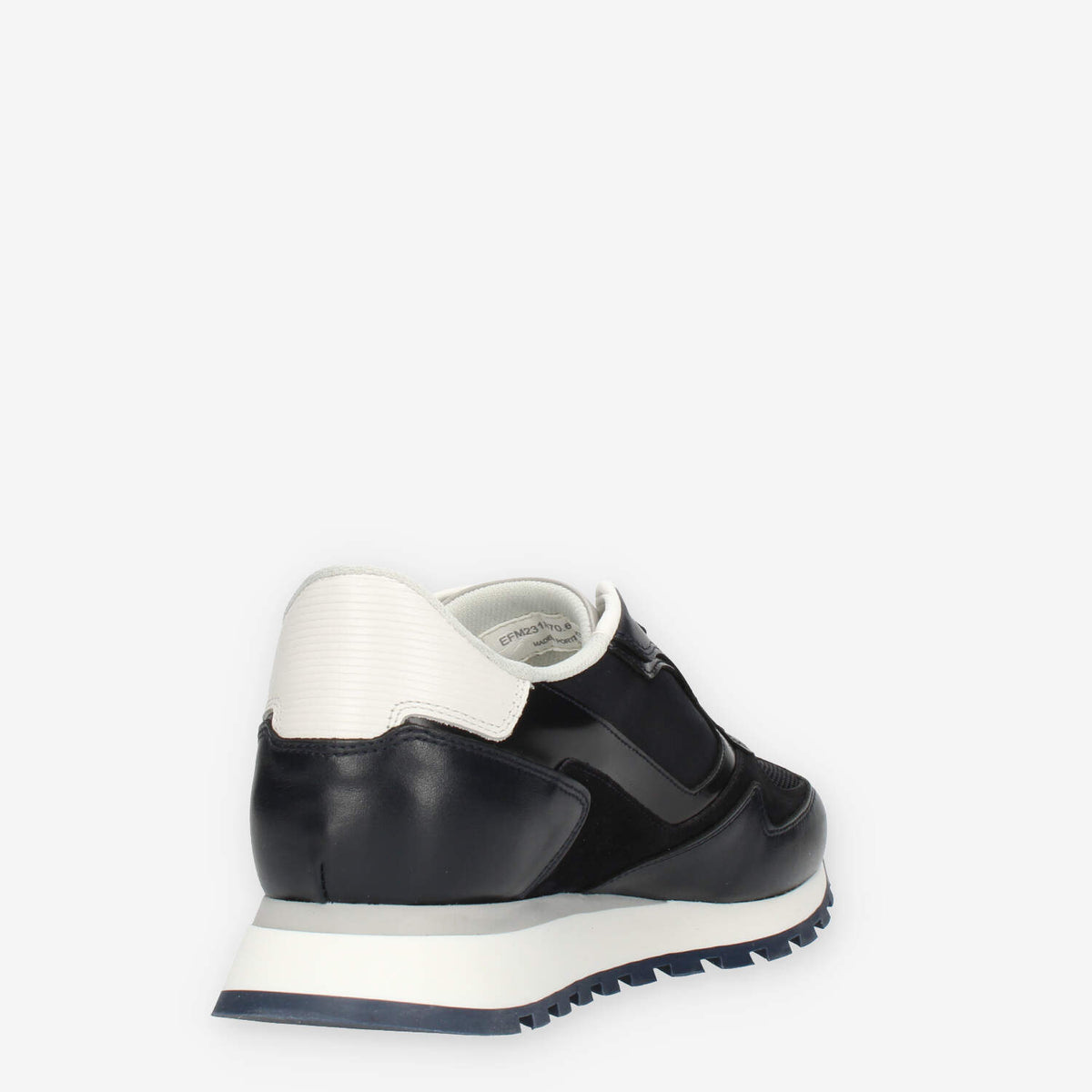 Harmont & Blaine Sneakers da uomo blu in pelle e tessuto