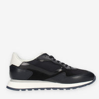 Harmont & Blaine Sneakers da uomo blu in pelle e tessuto