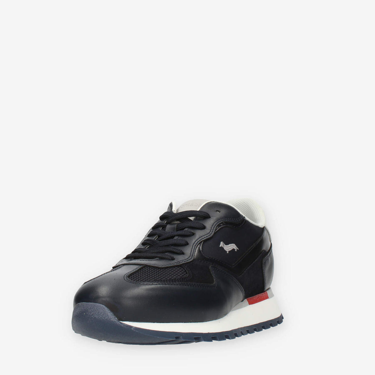 Harmont & Blaine Sneakers da uomo blu in pelle e tessuto