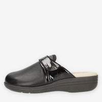 Clia Walk Elastica Ciabatte chiuse nere da donna