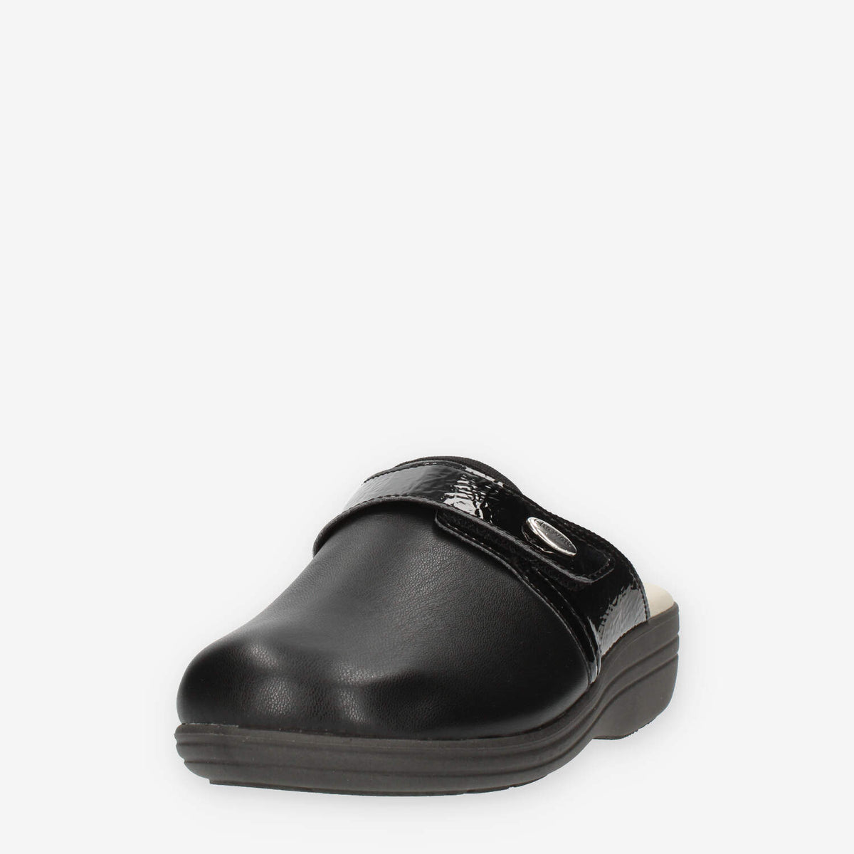 Clia Walk Elastica Ciabatte chiuse nere da donna