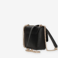 Guess Eco Elements Borsetta a tracolla in saffiano nero