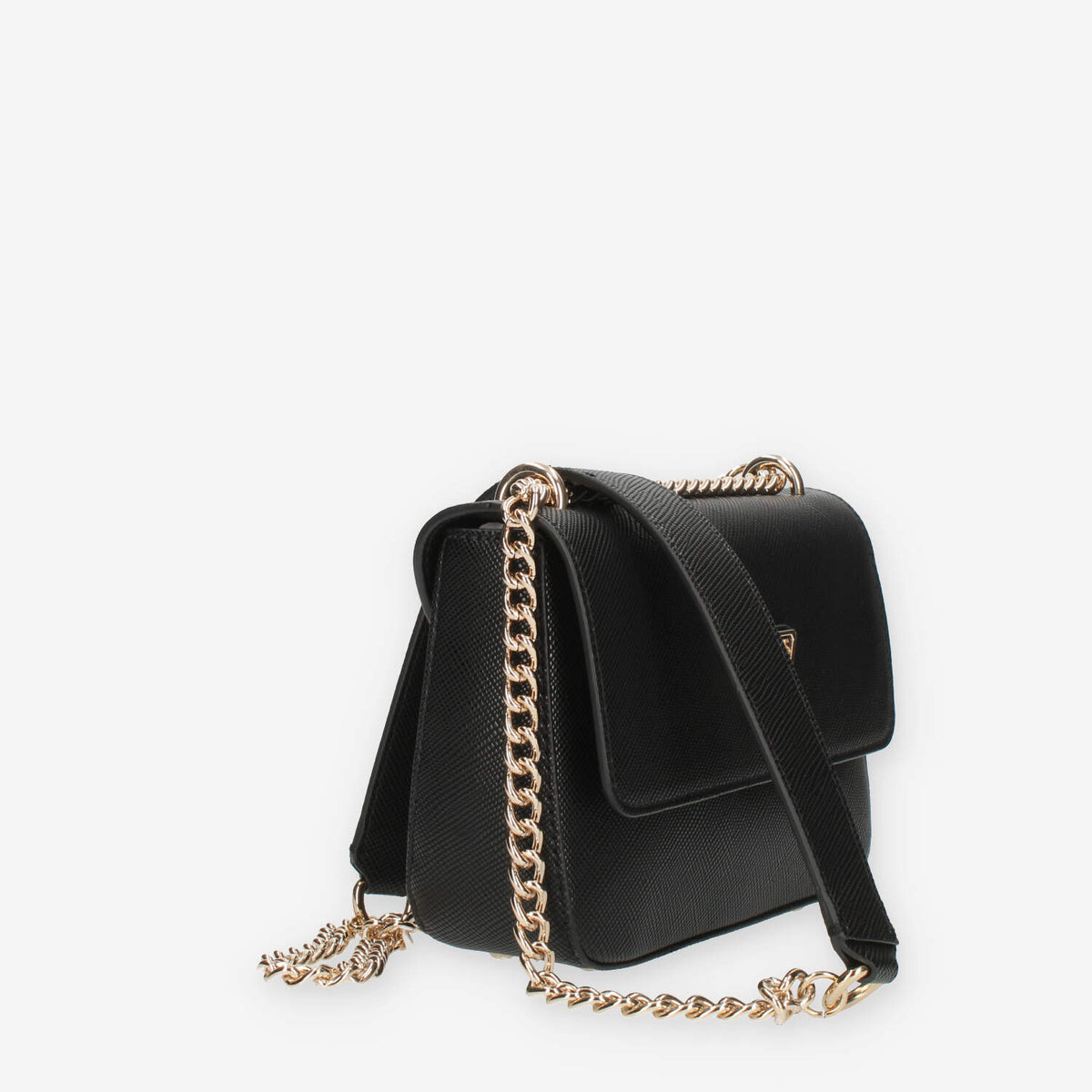 Guess Eco Elements Borsetta a tracolla in saffiano nero