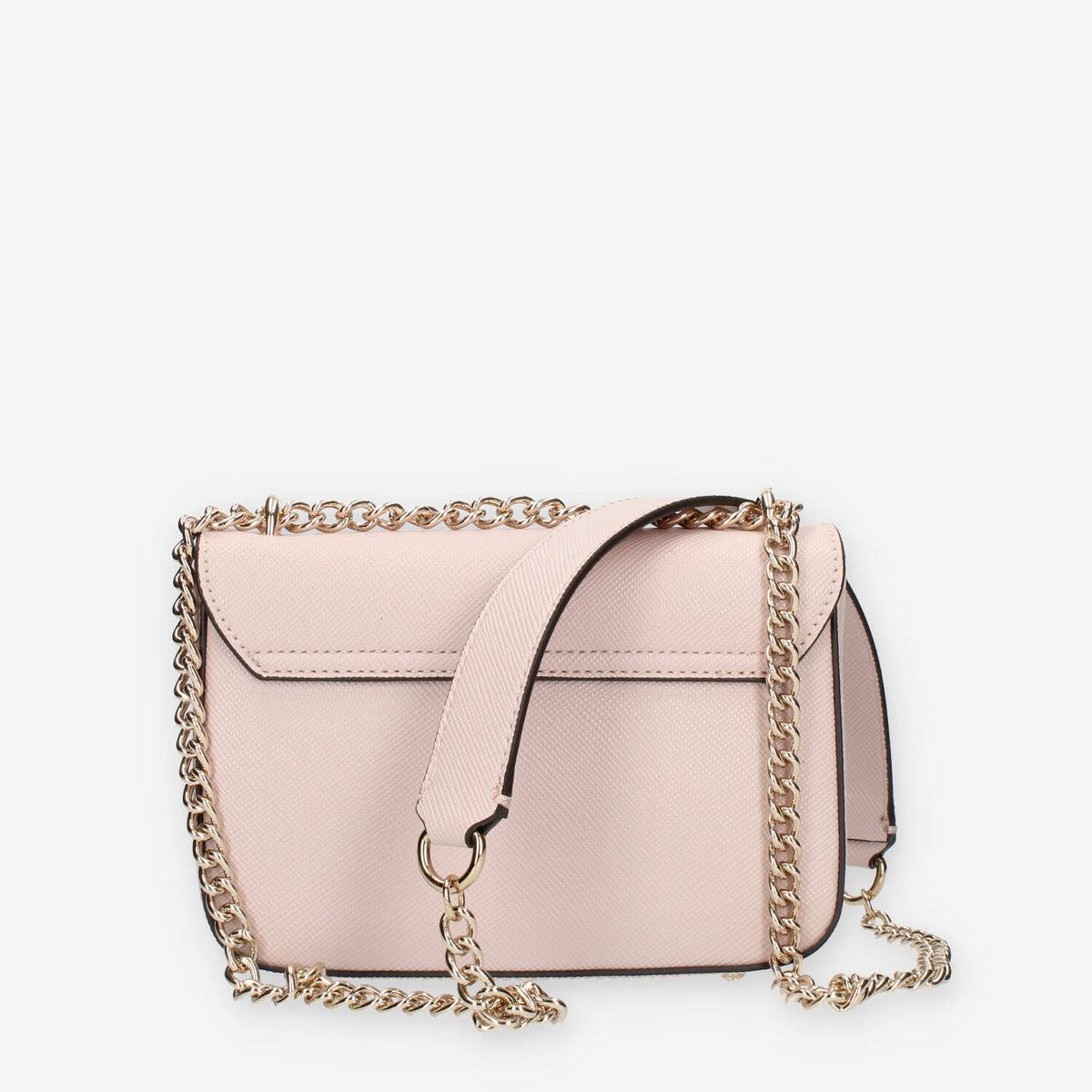 Guess Eco Elements Borsetta a tracolla in saffiano rosa