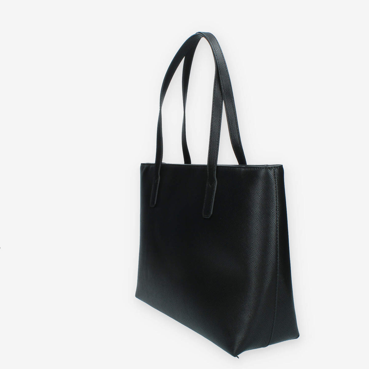 Guess Eco Elements Borsa Shopping in saffiano nero