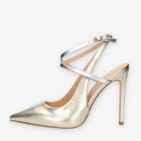 Guess Amazie Decolletè platino aperte dietro