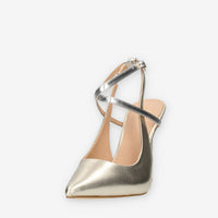 Guess Amazie Decolletè platino aperte dietro