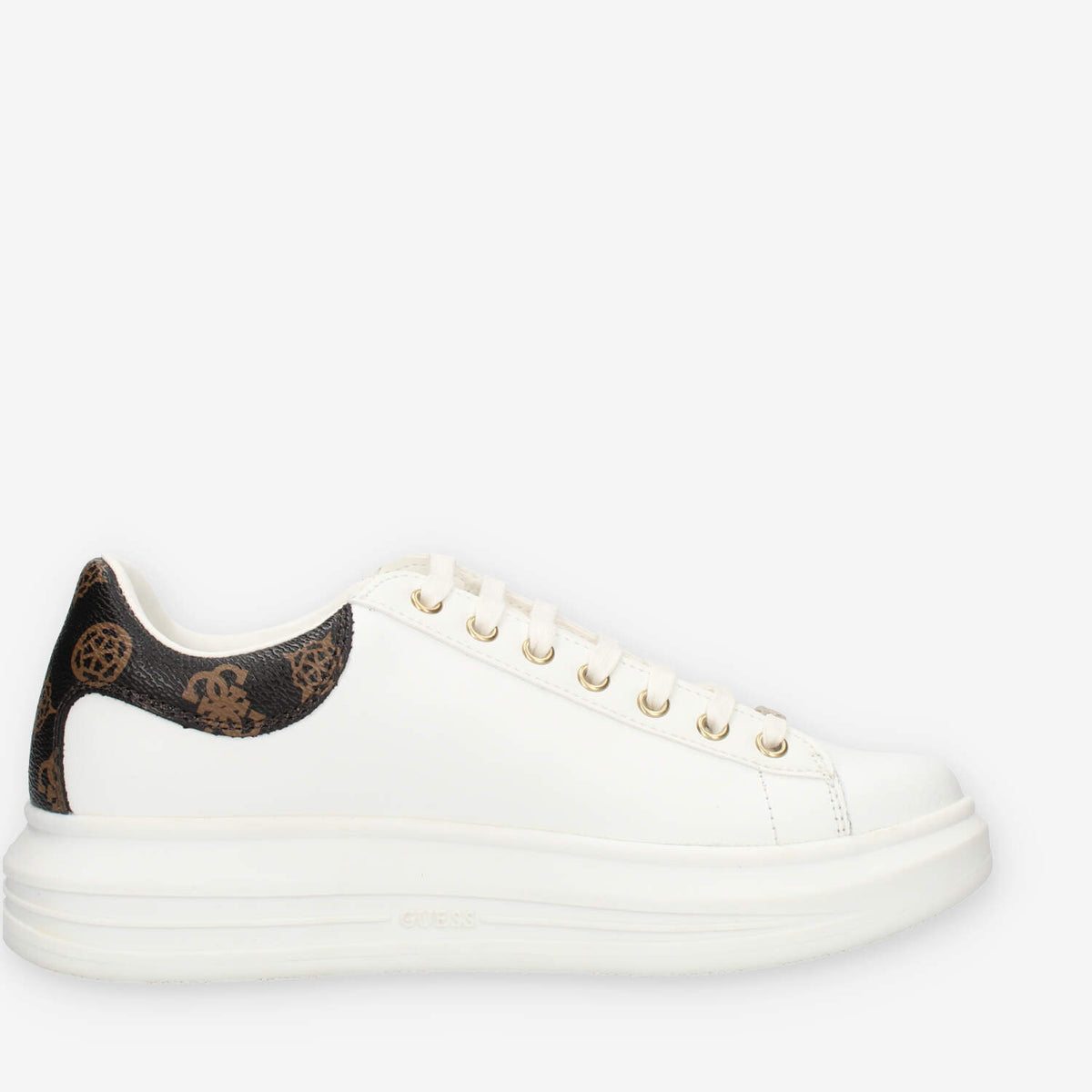 Guess Sneakers da donna bianche e marroni