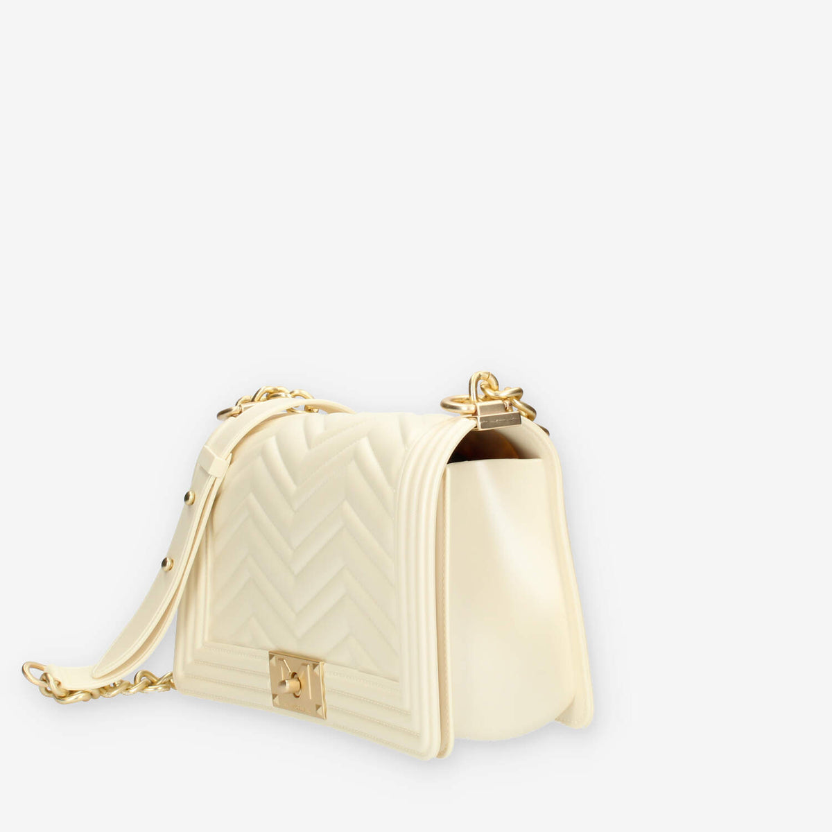 Marc Ellis Flat M Manhattan Borsa a tracolla beige