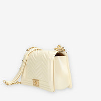 Marc Ellis Flat M Manhattan Borsa a tracolla beige
