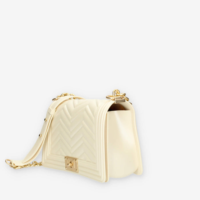 Marc Ellis Flat M Manhattan Borsa a tracolla beige