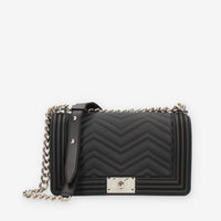 Marc Ellis Flat M Manhattan Borsa a tracolla nera