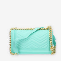 Marc Ellis Flat M Manhattan Borsa a tracolla verde tiffany