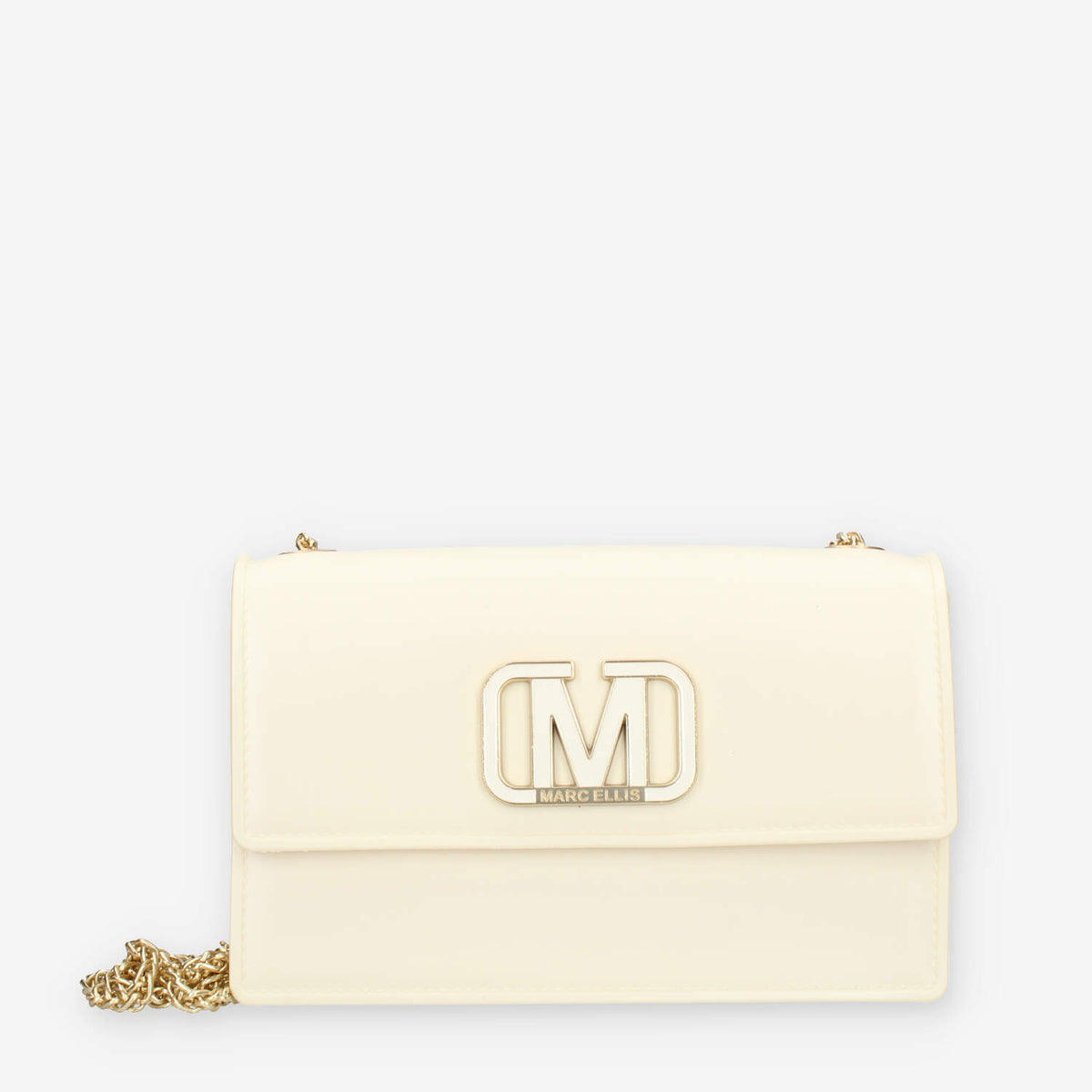 Marc Ellis Flat Supermee M Borsa a tracolla beige
