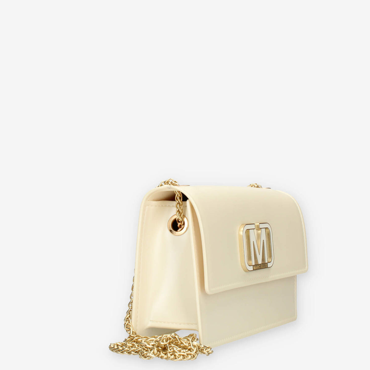 Marc Ellis Flat Supermee M Borsa a tracolla beige