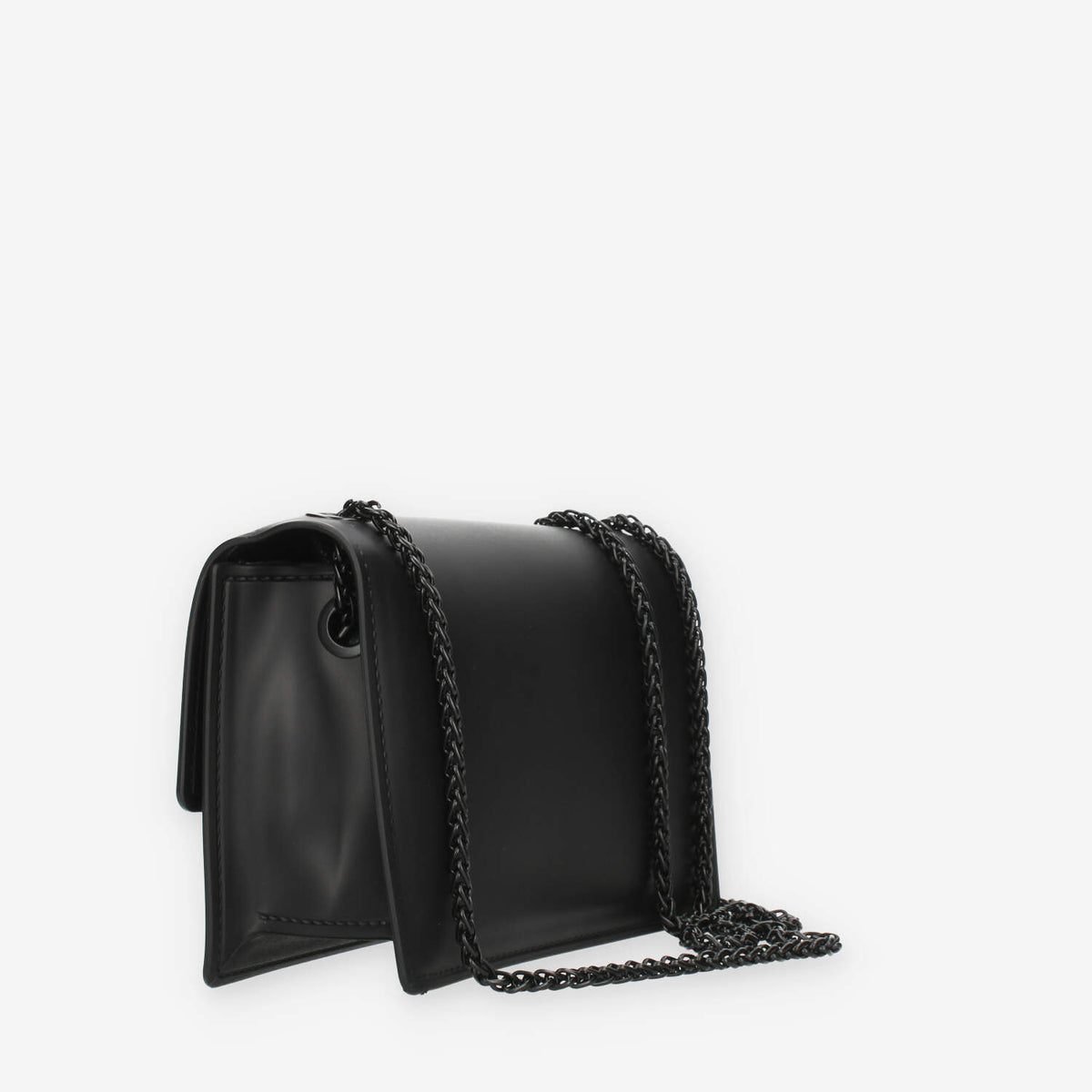Marc Ellis Flat Supermee M Borsa a tracolla nera con strass