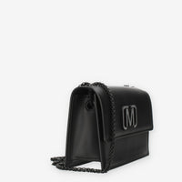 Marc Ellis Flat Supermee M Borsa a tracolla nera con strass