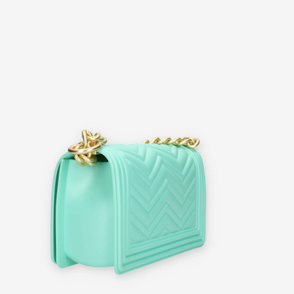 Marc Ellis Flat S Manhattan Borsa a tracolla verde tiffany