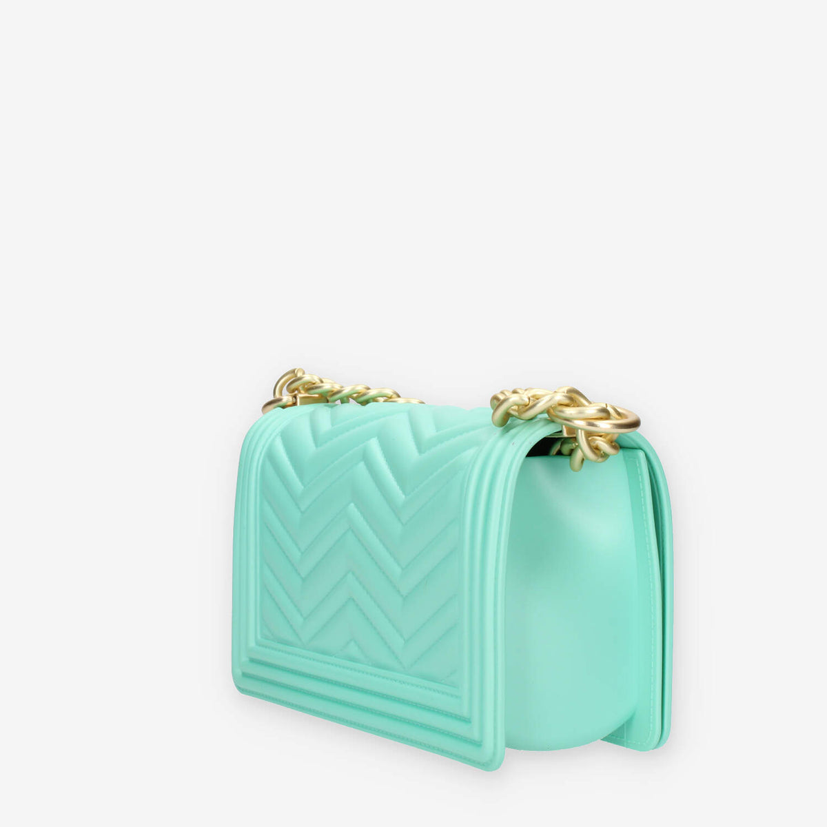 Marc Ellis Flat S Manhattan Borsa a tracolla verde tiffany