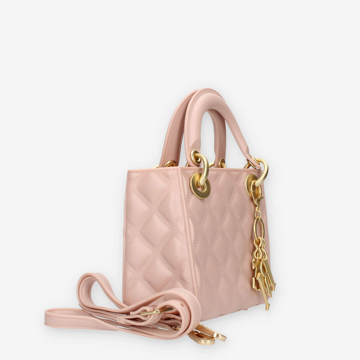 Marc Ellis Flat Missy S Borsetta a tracolla gommata rosa e oro