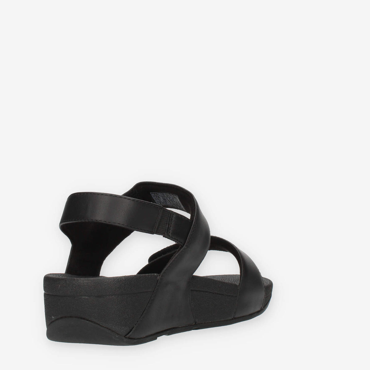 Fitflop Lulu Adjustable Leather Back-Strap Sandali neri