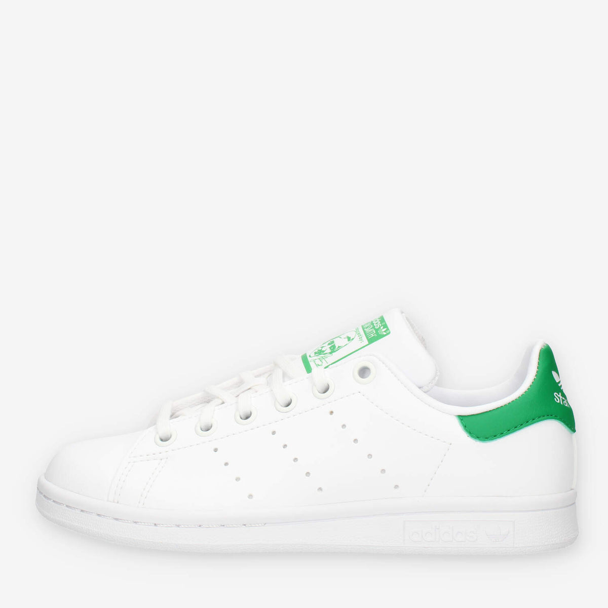 Adidas Stan Smith J Sneakers bianche con riporto verde