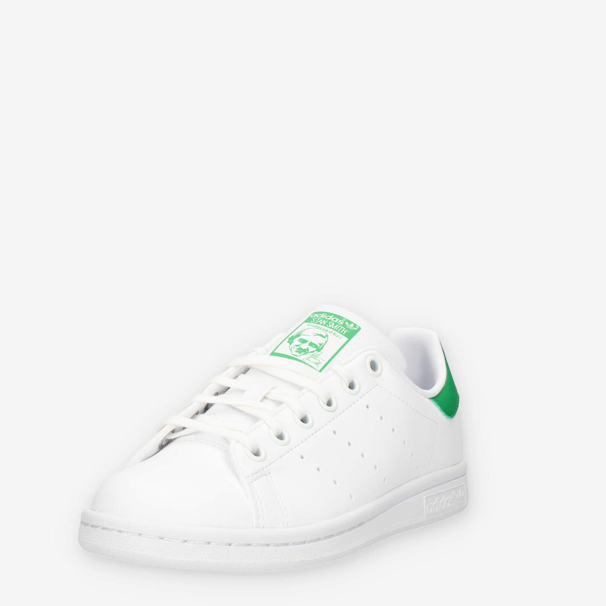 Adidas Stan Smith J Sneakers bianche con riporto verde