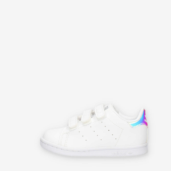 Adidas Stan Smith CF I Sneakers da bimba bianche e iridescenti