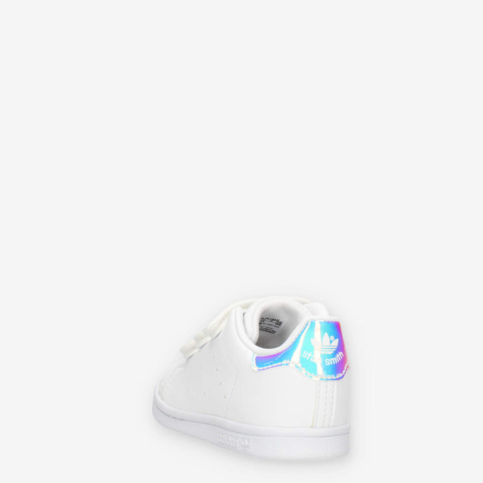 Adidas Stan Smith CF I Sneakers da bimba bianche e iridescenti