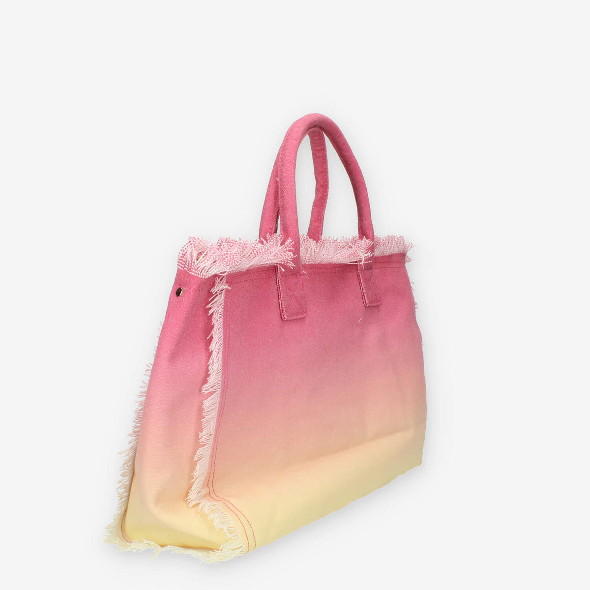 Marc Ellis Guapa L Borsa modello shopping in tessuto rosa e giallo