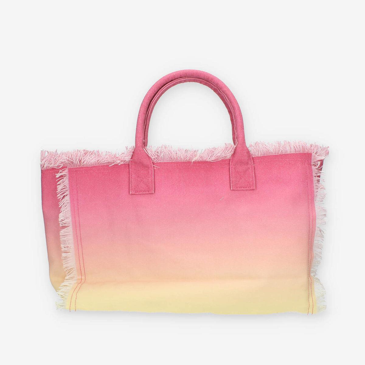 Marc Ellis Guapa L Borsa modello shopping in tessuto rosa e giallo