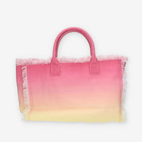Marc Ellis Guapa L Borsa modello shopping in tessuto rosa e giallo