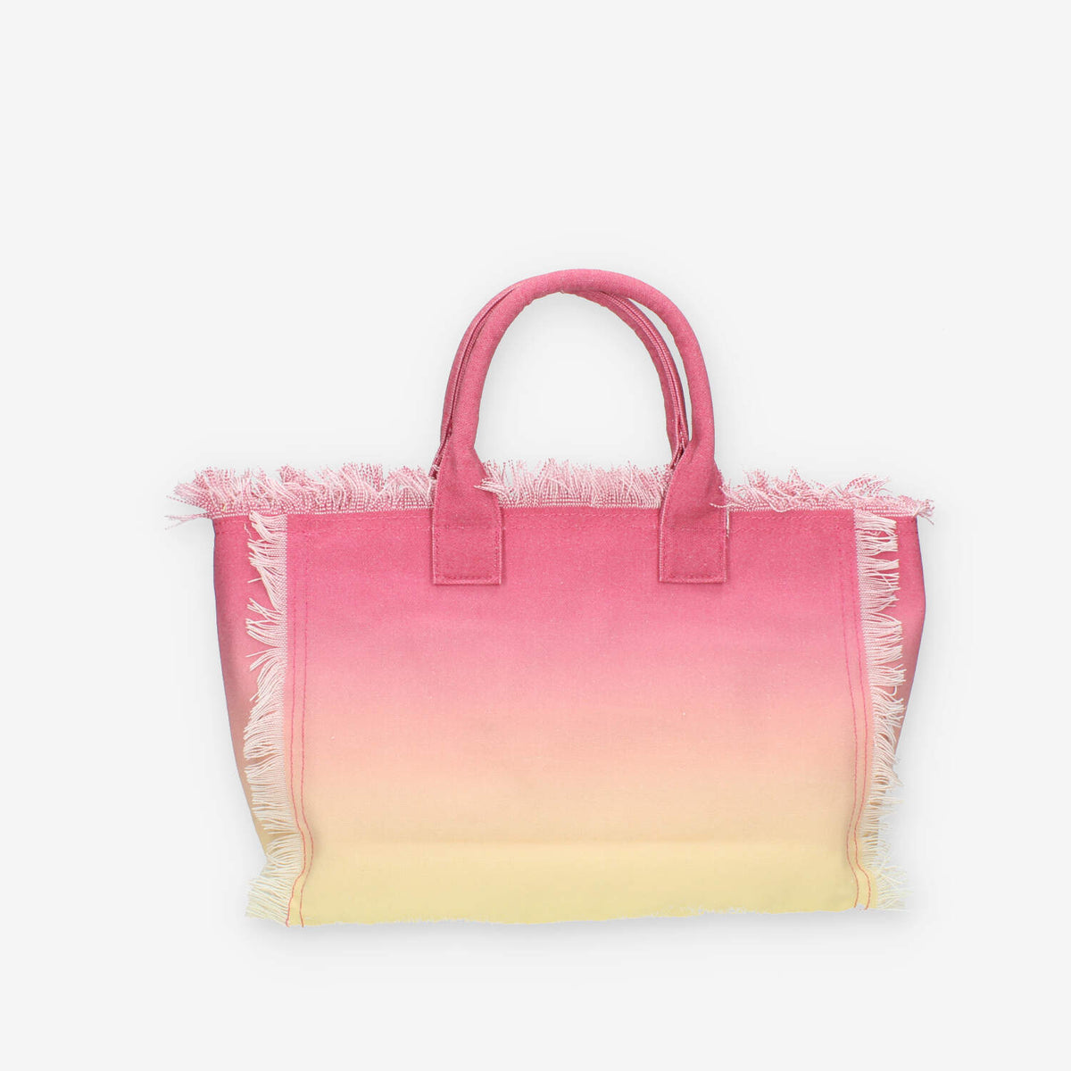 Marc Ellis Guapa M Borsa modello shopping in tessuto rosa e giallo